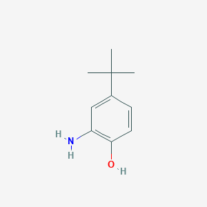 molecular formula C10H15NO B071990 2-Amino-4-tert-butylphenol CAS No. 1199-46-8