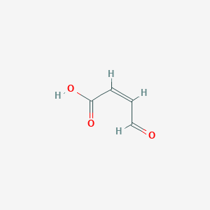 molecular formula C4H4O3 B071995 cis-beta-Formylacrylic acid CAS No. 1575-59-3