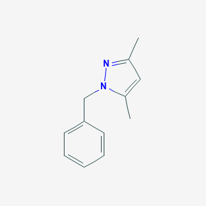 molecular formula C12H14N2 B071996 1-Benzyl-3,5-dimethyl-1H-pyrazole CAS No. 1134-81-2