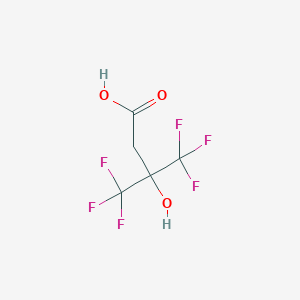 4,4,4-Trifluoro-3-hydroxy-3-(trifluoromethyl)butanoic acid