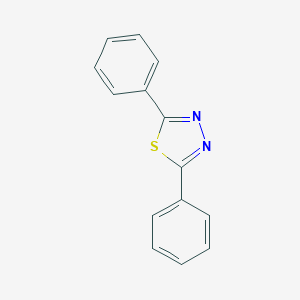 molecular formula C14H10N2S B072002 2,5-Diphenyl-1,3,4-thiadiazole CAS No. 1456-21-9