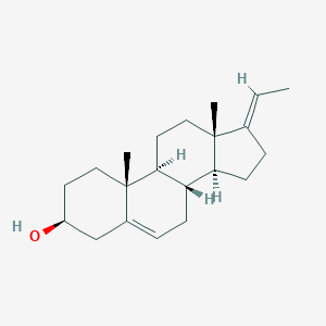 molecular formula C21H32O B072005 Pregna-5,17(20)-dien-3beta-ol, (E)- CAS No. 1159-25-7