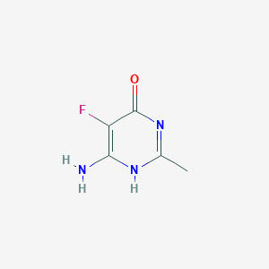 6-amino-5-fluoro-2-methyl-1H-pyrimidin-4-one