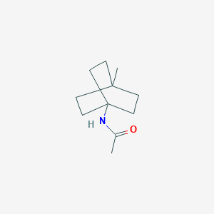 molecular formula C11H19NO B072009 N-(1-methyl-4-bicyclo[2.2.2]octanyl)acetamide CAS No. 1130-36-5