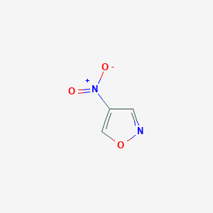molecular formula C3H2N2O3 B072013 4-Nitroisoxazole CAS No. 1121-13-7