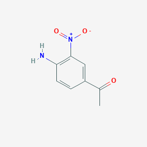 molecular formula C8H8N2O3 B072037 1-(4-Amino-3-nitrophenyl)ethanone CAS No. 1432-42-4