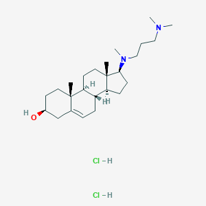 molecular formula C25H46Cl2N2O B072044 Azacosterol hydrochloride CAS No. 1249-84-9