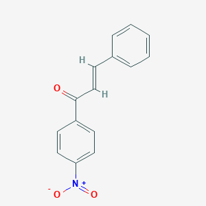 molecular formula C15H11NO3 B072045 (E)-1-(4-Nitrophenyl)-3-phenyl-2-propen-1-one CAS No. 1152-48-3
