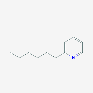 molecular formula C11H17N B072077 2-己基吡啶 CAS No. 1129-69-7