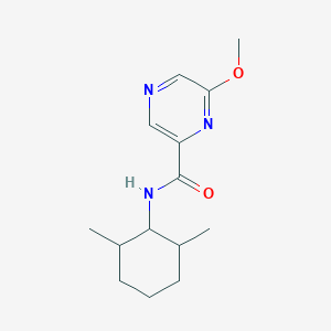 molecular formula C14H21N3O2 B7207957 N-(2,6-dimethylcyclohexyl)-6-methoxypyrazine-2-carboxamide 