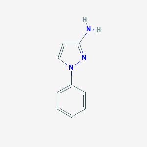 molecular formula C9H9N3 B072085 1-Phenyl-1H-pyrazol-3-amine CAS No. 1128-56-9