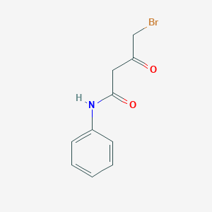 molecular formula C10H10BrNO2 B072104 4-溴-3-氧代-正苯基丁酰胺 CAS No. 1205-74-9