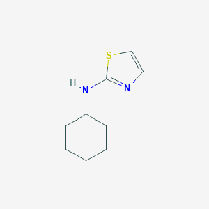 molecular formula C9H14N2S B072106 N-环己基-1,3-噻唑-2-胺 CAS No. 1438-45-5