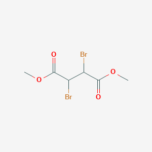 molecular formula C6H8Br2O4 B072107 Dimethyl 2,3-dibromosuccinate CAS No. 1186-98-7