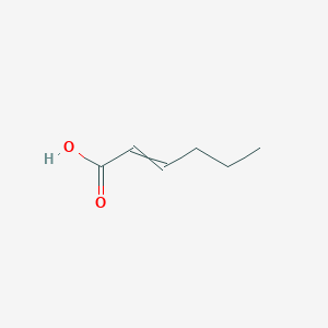 molecular formula C6H10O2 B072109 反式-2-己烯酸 CAS No. 1191-04-4