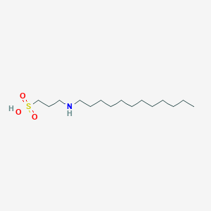 molecular formula C15H33NO3S B072111 3-(Dodecylamino)propane-1-sulfonic acid CAS No. 1120-00-9