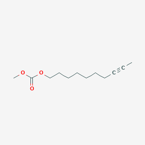molecular formula C12H20O3 B072117 Carbonic acid, decynyl methyl ester CAS No. 1322-34-5