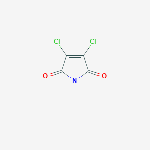 molecular formula C5H3Cl2NO2 B072120 2,3-二氯-N-甲基马来酰亚胺 CAS No. 1123-61-1
