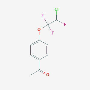 molecular formula C10H8ClF3O2 B072124 4'-(2-氯-1,1,2-三氟乙氧基)苯乙酮 CAS No. 1536-63-6