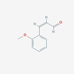 molecular formula C10H10O2 B072128 O-Methoxycinnamaldehyde, (Z)- CAS No. 1504-74-1