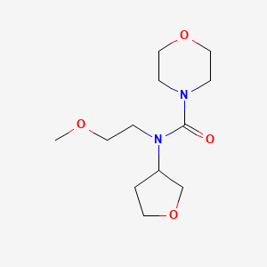 molecular formula C12H22N2O4 B7213016 N-(2-methoxyethyl)-N-(oxolan-3-yl)morpholine-4-carboxamide 