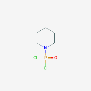 molecular formula C5H10Cl2NOP B072134 Phosphonic dichloride, piperidino- CAS No. 1498-56-2