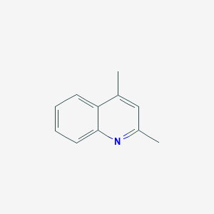 molecular formula C11H11N B072138 2,4-Dimethylquinoline CAS No. 1198-37-4