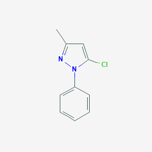 molecular formula C10H9ClN2 B072149 5-Chloro-3-methyl-1-phenylpyrazole CAS No. 1131-17-5
