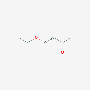 molecular formula C7H12O2 B072150 4-Ethoxypent-3-en-2-one CAS No. 1540-24-5