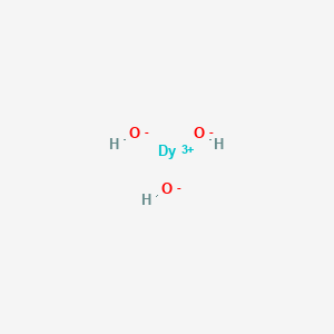 molecular formula DyH3O3 B072153 Dysprosium trihydroxide CAS No. 1308-85-6