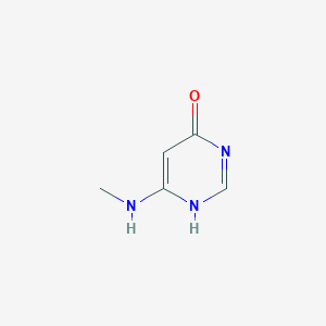 molecular formula C5H7N3O B072173 6-(甲基氨基)嘧啶-4(3H)-酮 CAS No. 1122-67-4