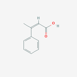 molecular formula C10H10O2 B072180 3-Phenylbut-2-enoic acid CAS No. 1199-20-8