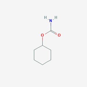 molecular formula C7H13NO2 B072187 Cyclohexyl carbamate CAS No. 1124-54-5