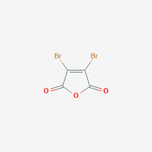 molecular formula C4Br2O3 B072189 Dibromomaleic anhydride CAS No. 1122-12-9