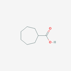 molecular formula C8H14O2 B072192 Cycloheptanecarboxylic acid CAS No. 1460-16-8