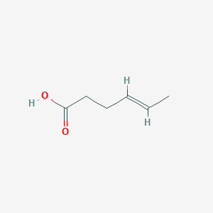 molecular formula C6H10O2 B072198 4-Hexenoic acid CAS No. 1577-20-4