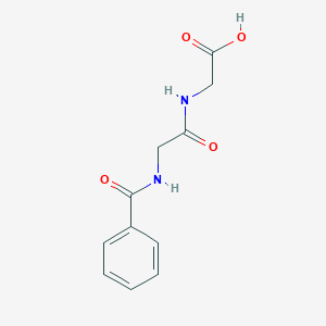 molecular formula C11H12N2O4 B072205 苯甲酰甘氨酰甘氨酸 CAS No. 1145-32-0