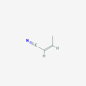 molecular formula C4H5N B072207 (Z)-2-Butenenitrile CAS No. 1190-76-7
