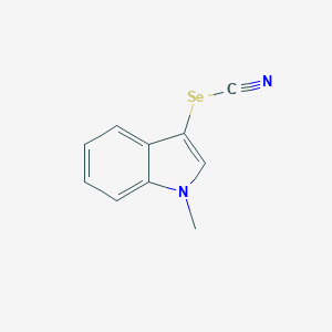 molecular formula C10H8N2Se B072213 (1-Methylindol-3-yl) selenocyanate CAS No. 1201-20-3