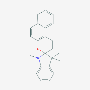 molecular formula C23H21NO B072215 1,3,3-Trimethylindolino-beta-naphthopyrylospiran CAS No. 1592-43-4