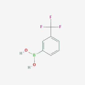 molecular formula C7H6BF3O2 B072219 3-(三氟甲基)苯硼酸 CAS No. 1423-26-3