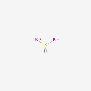 molecular formula K2S B072225 POTASSIUM SULFIDE CAS No. 1312-73-8