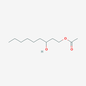 molecular formula C11H22O3 B072233 3-Hydroxynonyl acetate CAS No. 1322-17-4