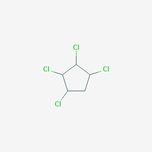 molecular formula C5H6Cl4 B072234 1,2,3,4-Tetrachloroyclopentane CAS No. 1122-14-1