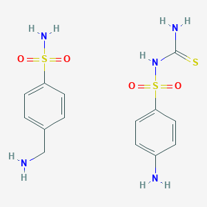 molecular formula C14H19N5O4S3 B072235 Sulfatolamide CAS No. 1161-88-2