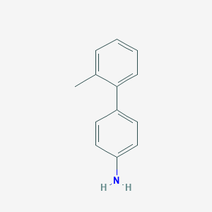 molecular formula C13H13N B072243 4-氨基-2'-甲基联苯 CAS No. 1204-41-7