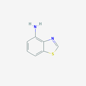 molecular formula C7H6N2S B072255 4-Benzothiazolamine CAS No. 1123-51-9