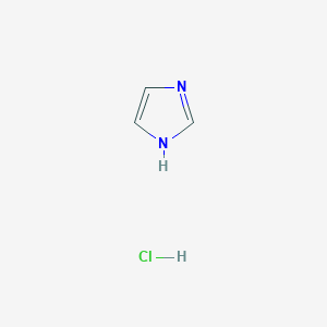 molecular formula C3H5ClN2 B072265 Imidazole hydrochloride CAS No. 1467-16-9