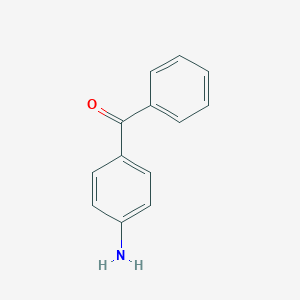 molecular formula C13H11NO B072274 4-氨基二苯甲酮 CAS No. 1137-41-3