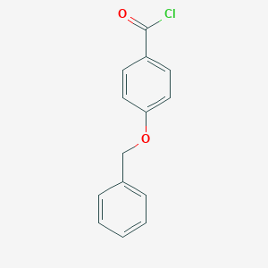 molecular formula C14H11ClO2 B072278 4-(Benzyloxy)benzoyl chloride CAS No. 1486-50-6